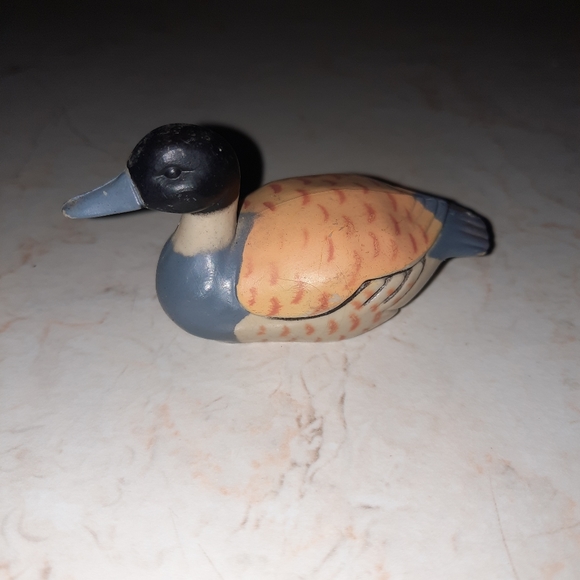 Vintage Miniature Duck Figurine Hong Kong - Picture 1 of 9